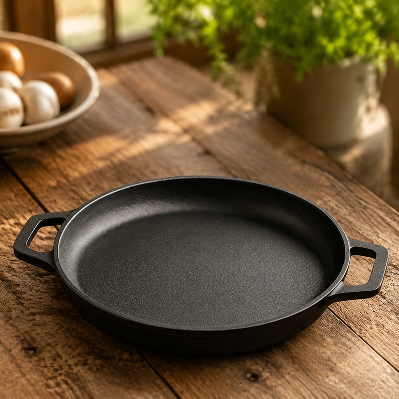 Egg Waffle Pan - Poêle à frire robuste en fonte
