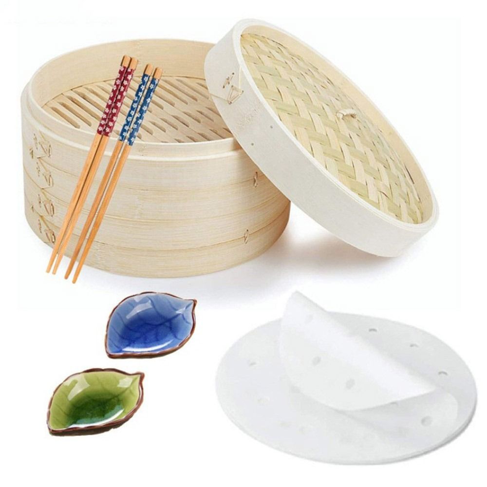 Bao Steamer Bamboo - Mir à vapeur en bambou avec