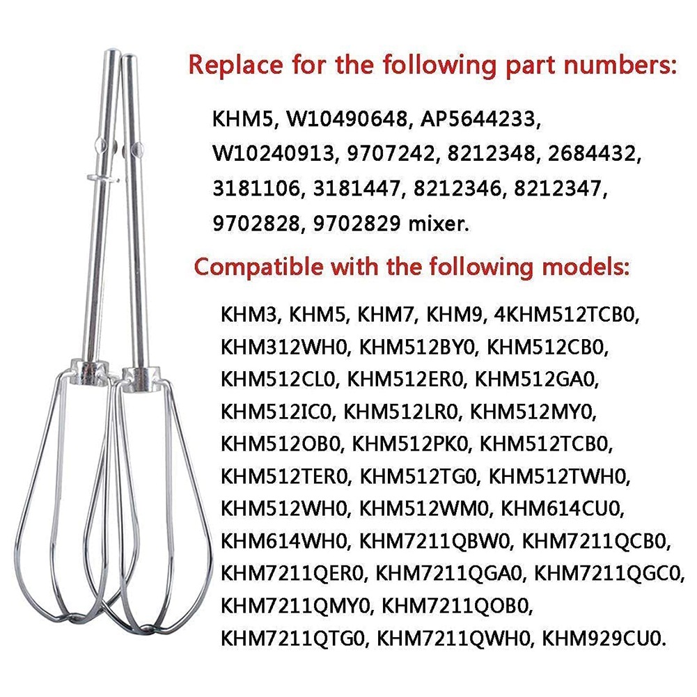 [B25B!】 W10490648 & KHMPW Foue - Kitchenaid Mixer Hand Mixer avis et prix