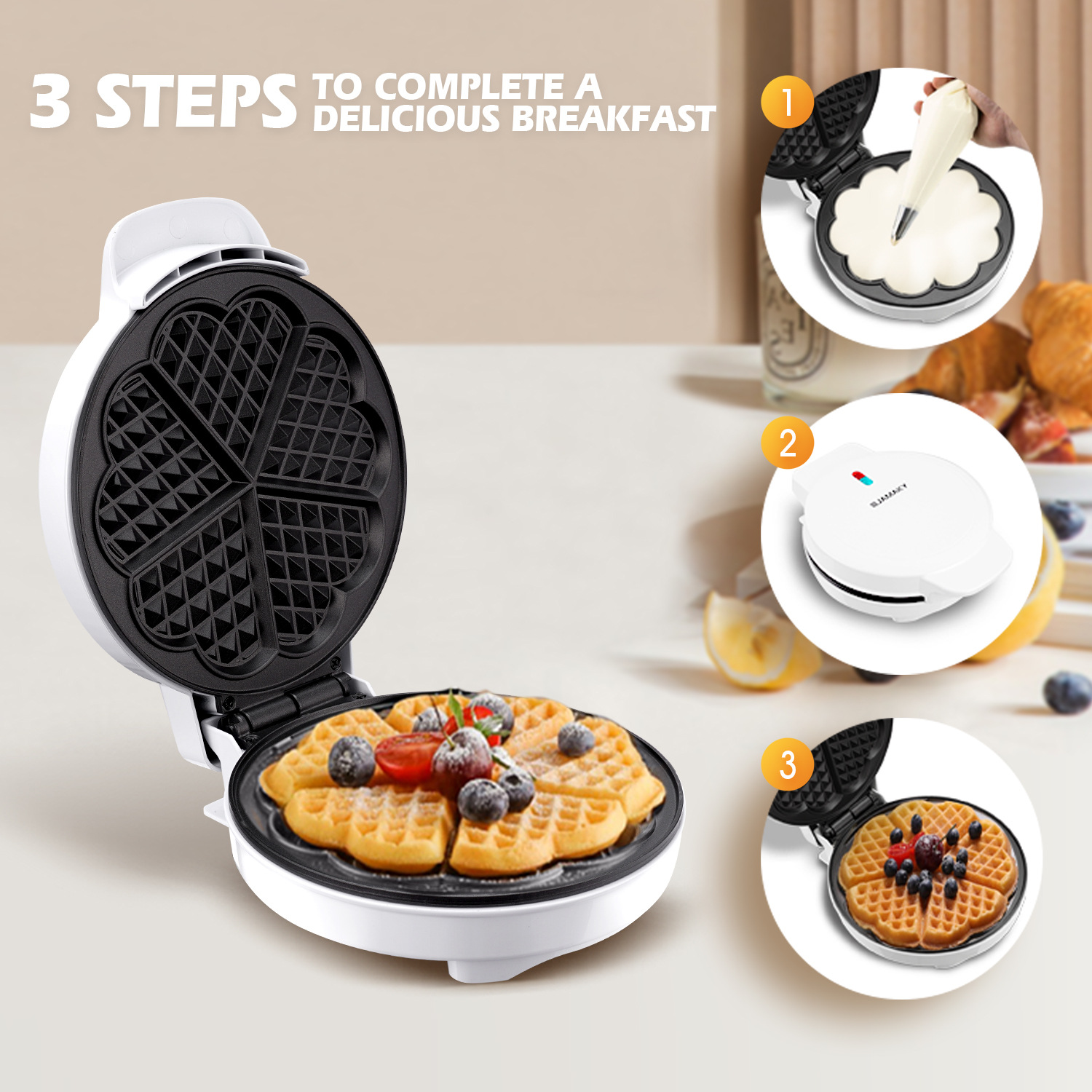 Moules à gaufres électriques p - Mini Pancake Griddle avis et prix