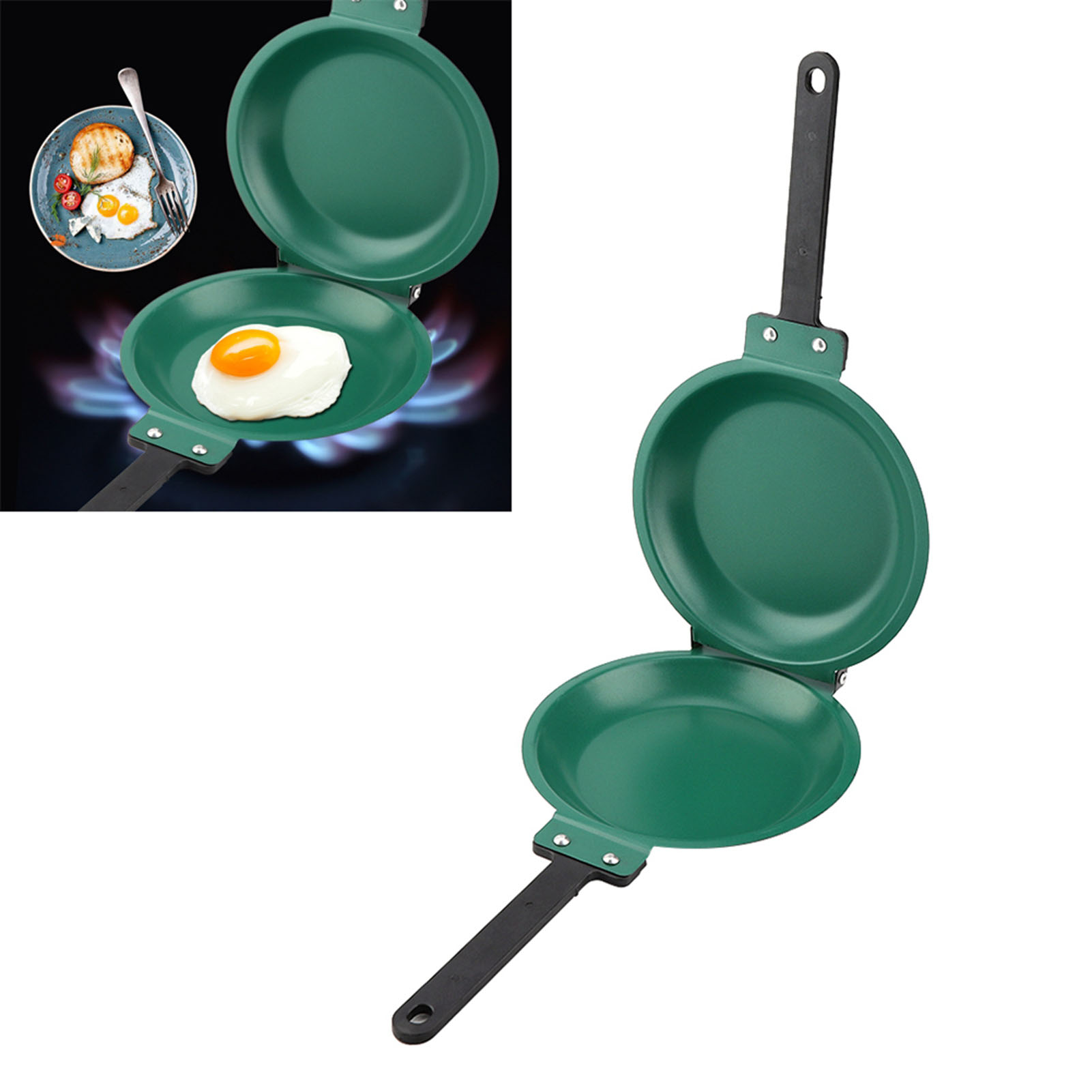 Poêle à frire Double face avec - Mini Pancake Griddle avis et prix