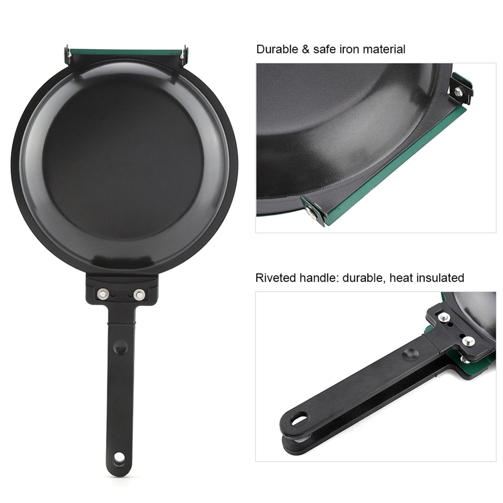 Poêle à frire Double face avec - Mini Pancake Griddle avis et prix