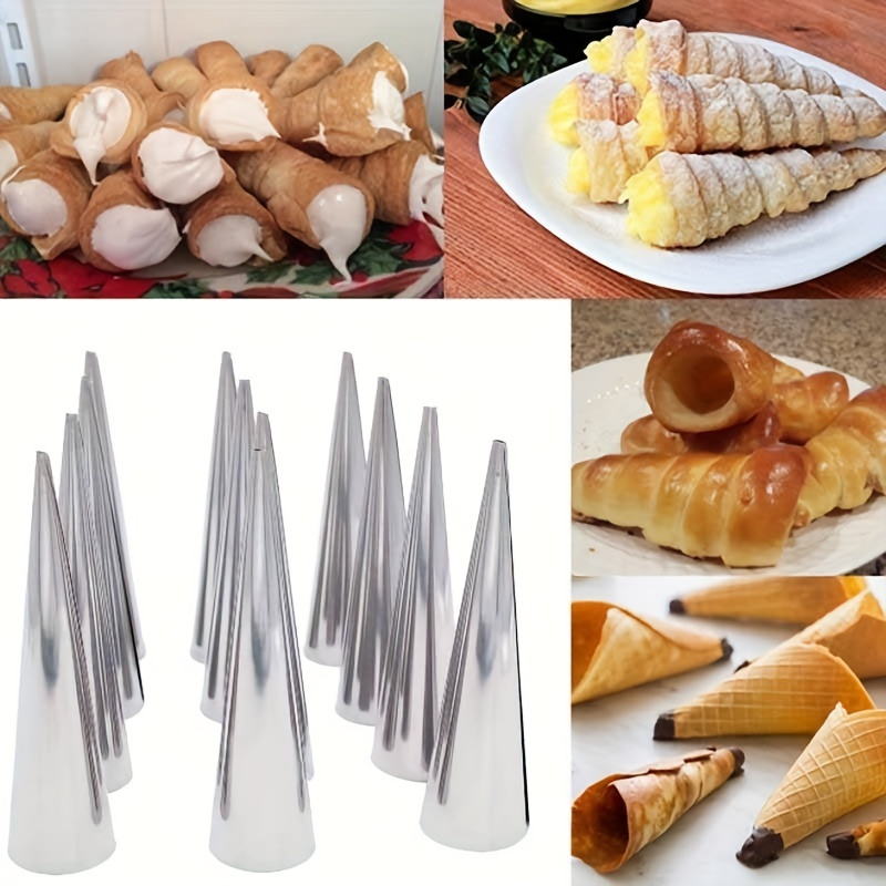 6 pièces, moules à corne de cr - Danish Pancake Pan avis et prix