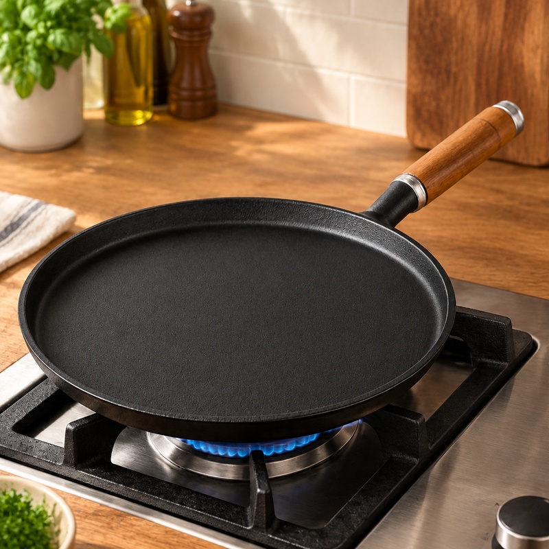 Poêle à frire en fonte robuste - Egg Waffle Pan avis et prix
