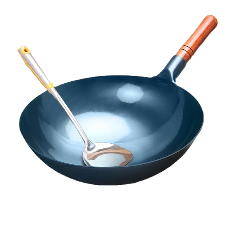 Wok traditionnel chinois en fo - Cast Iron Corn avis et prix